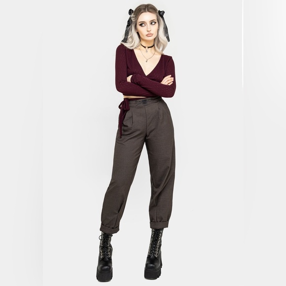 Disturbia Pants - Disturbia Mystic Embroidered Balloon Trousers US 4 / UK 8